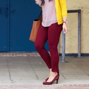 BCBG Merlot pony hair pumps